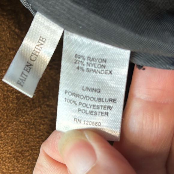 Amanda & Chelsea Black Windowpane Blazer, Size Medium - Picture 10 of 11